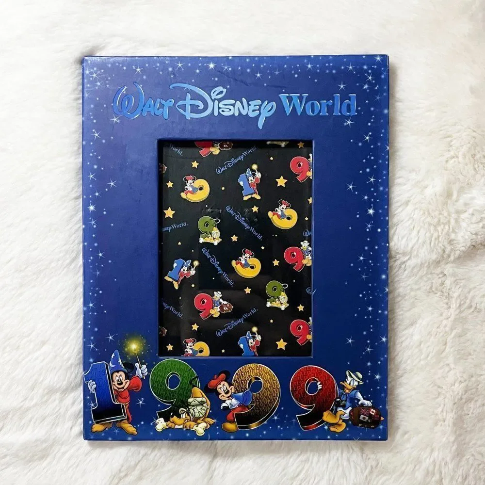 🔮 5/$25 Vintage Walt Disney World Mickey & Friends 1999 Photo‎ Frame